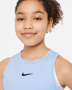 Nike Girls' Dri-FIT Victory Tank (Aluminum/White) -Volkl Sales Store nikecourt dri fit victory older tennis tank M4BXLH 1 1024x1024