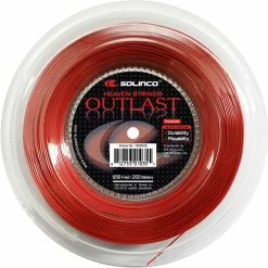 Solinco Outlast 16L Tennis String Reel (Red)