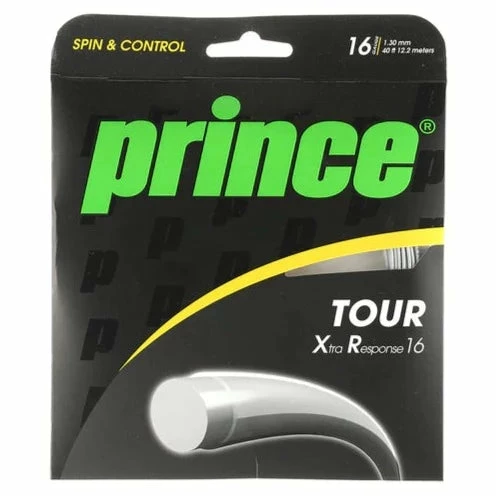 Prince Tour Xtra Response 16 Tennis String (Silver) 3 Prince Tour Xtra Response 16 Tennis String (Silver)