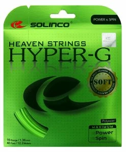 Solinco Hyper-G Soft 17 Tennis String (Green)