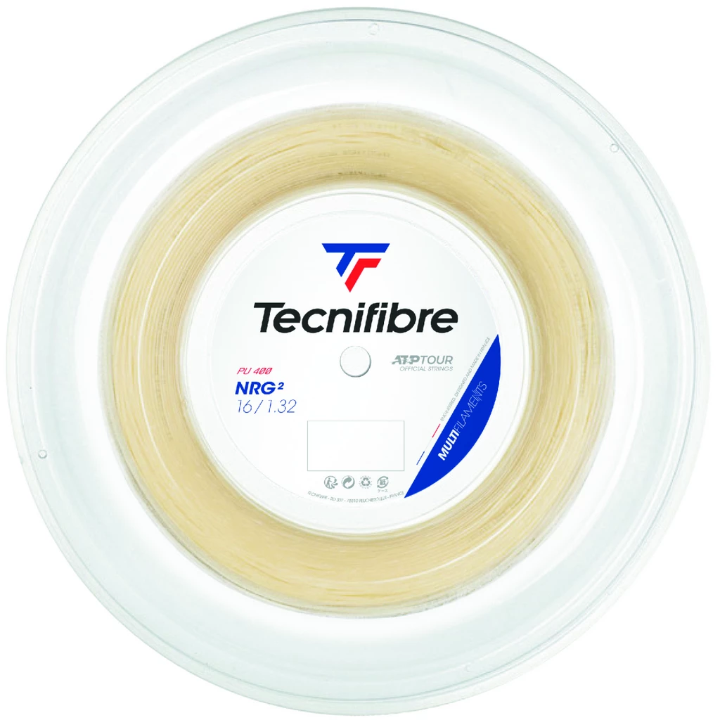 Tecnifibre NRG2 16 Tennis String Reel (Natural) 3 Tecnifibre NRG2 16 Tennis String Reel (Natural)