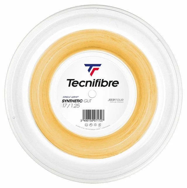 Tecnifibre Synthetic Gut 17 Tennis String Reel (Gold) 3 Tecnifibre Synthetic Gut 17 Tennis String Reel (Gold)